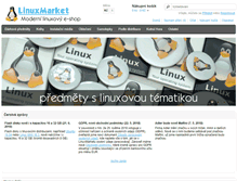 Tablet Screenshot of linuxmarket.cz